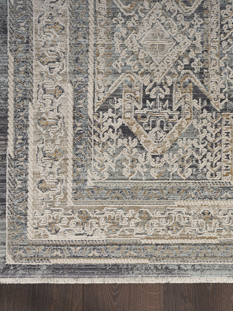 Lynx LNX01 Ivory/Charcoal 2'6" x 4'6" Rug