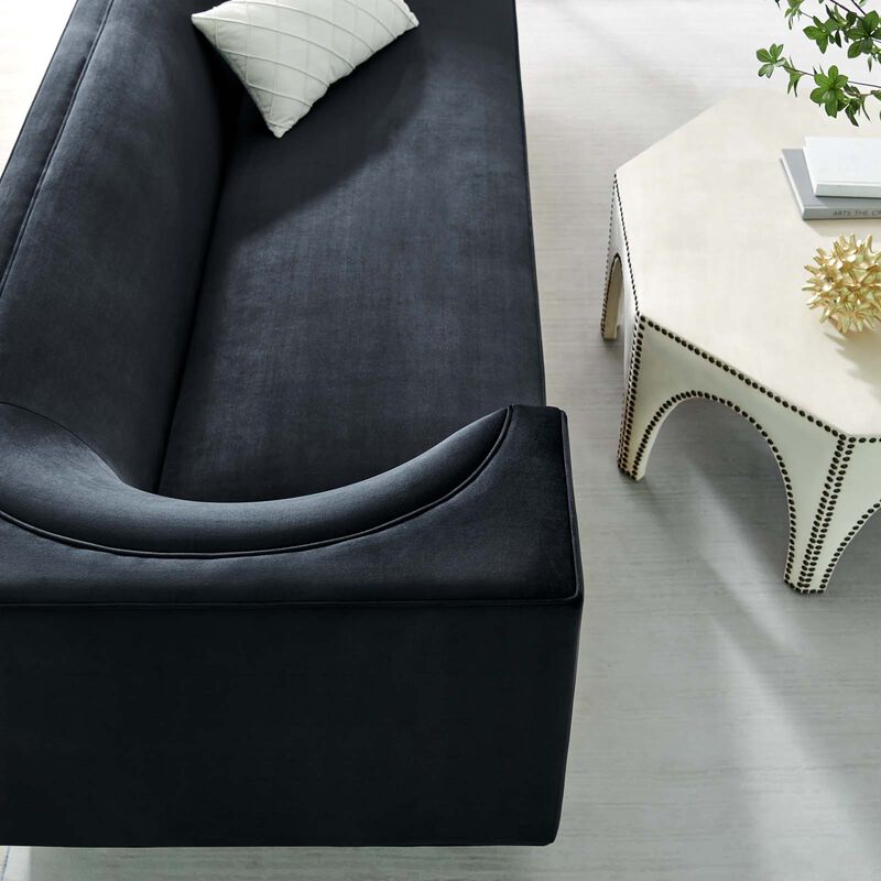 Eminence Upholstered Performance Velvet Sofa image number 8