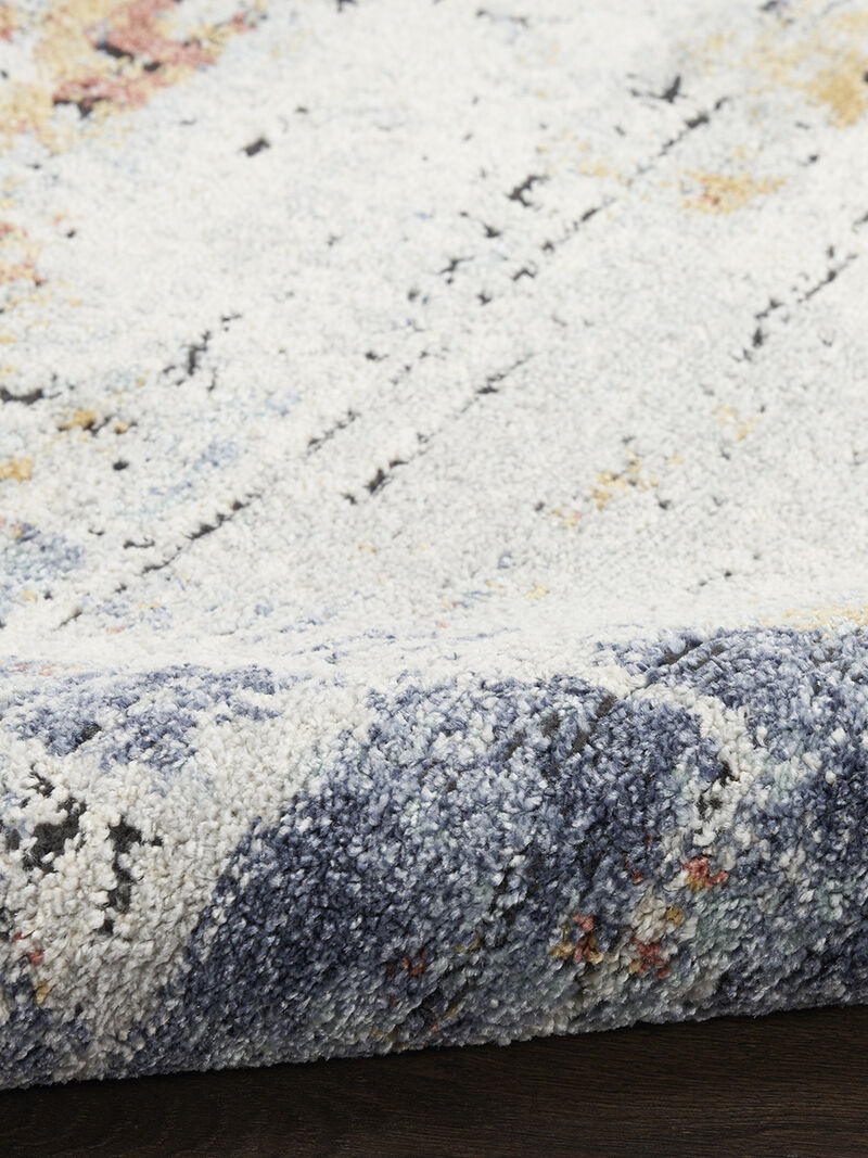 Motion MTT03 Turquoise/Multicolor 5'3" x 7' Rug