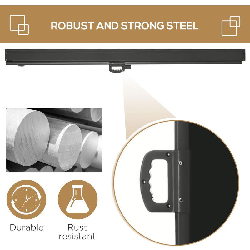 Hivvago Retractable Outdoor Side Shade for Garden or Patio image number 4