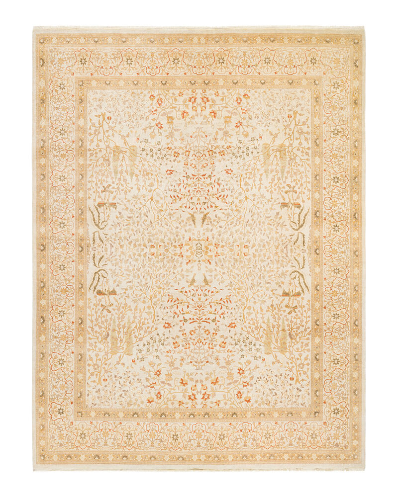 Mogul, One-of-a-Kind Hand-Knotted Area Rug  - Ivory, 8' 2" x 10' 9" image number 1