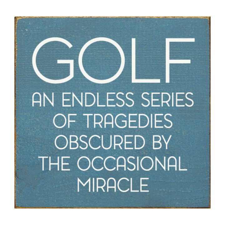 Golf Funny Wooden Sign Rustic Golf Wall Decor Gift for Golf Lovers