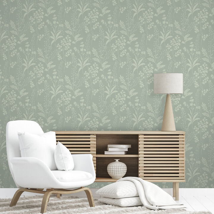 Wildflower Silhouettes Wallpaper