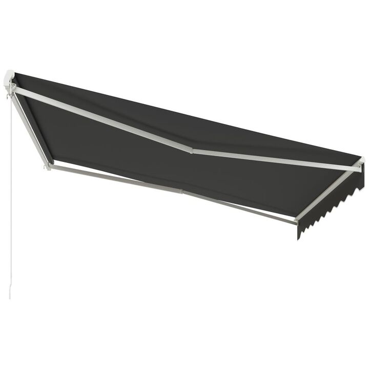 Hivvago 12' x 10' Electric Patio Awning for Sun Protection