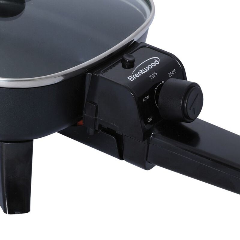 Brentwood 8 in. Electric Skillet with Glass Lid
