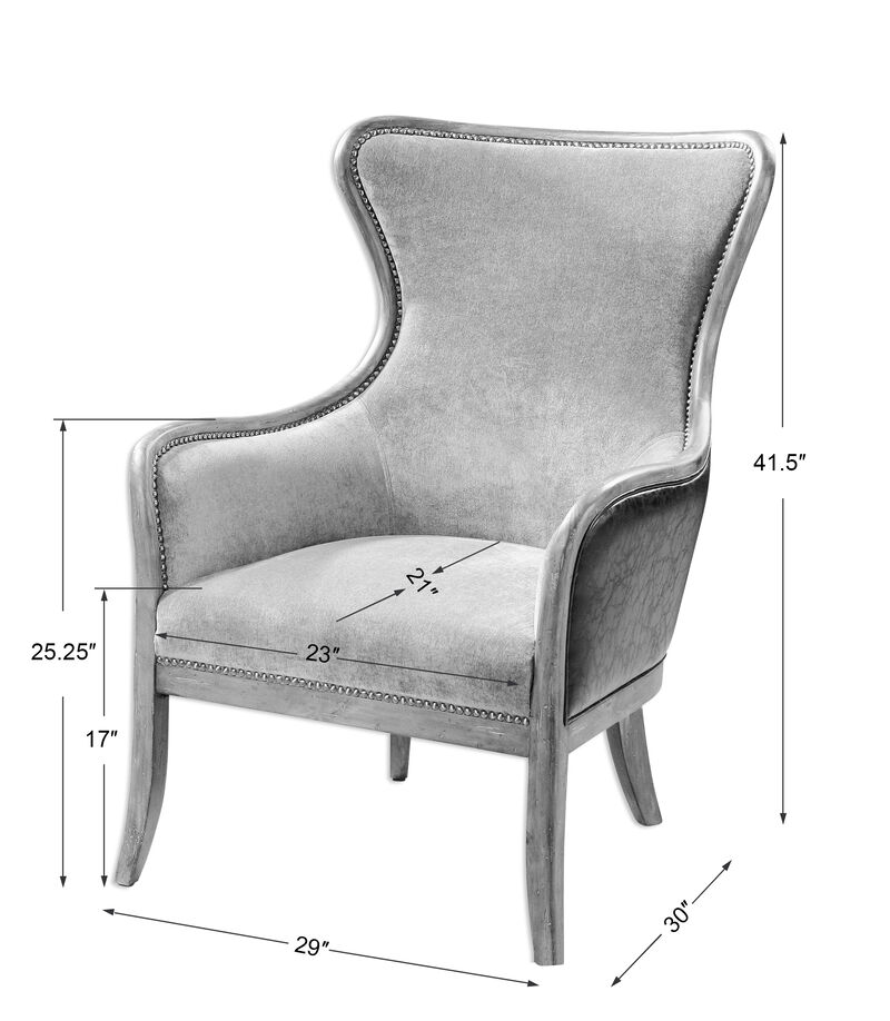 Snowden Tan Wing Chair