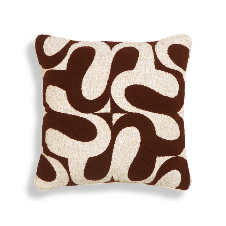 Bonney Rust Orange Boucle Accent Cushion