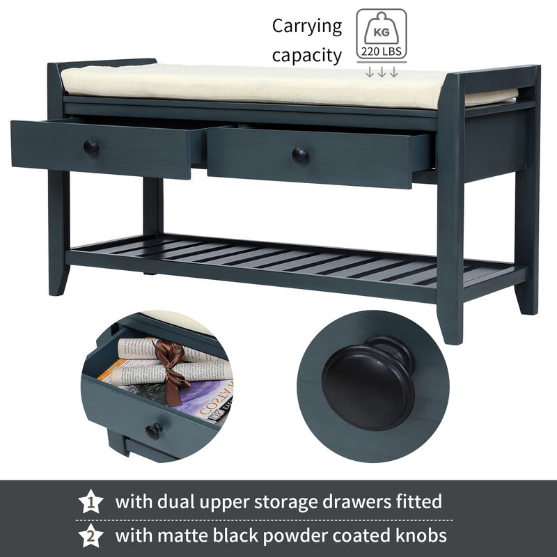 Merax Multipurpose Entryway Storage Bench
