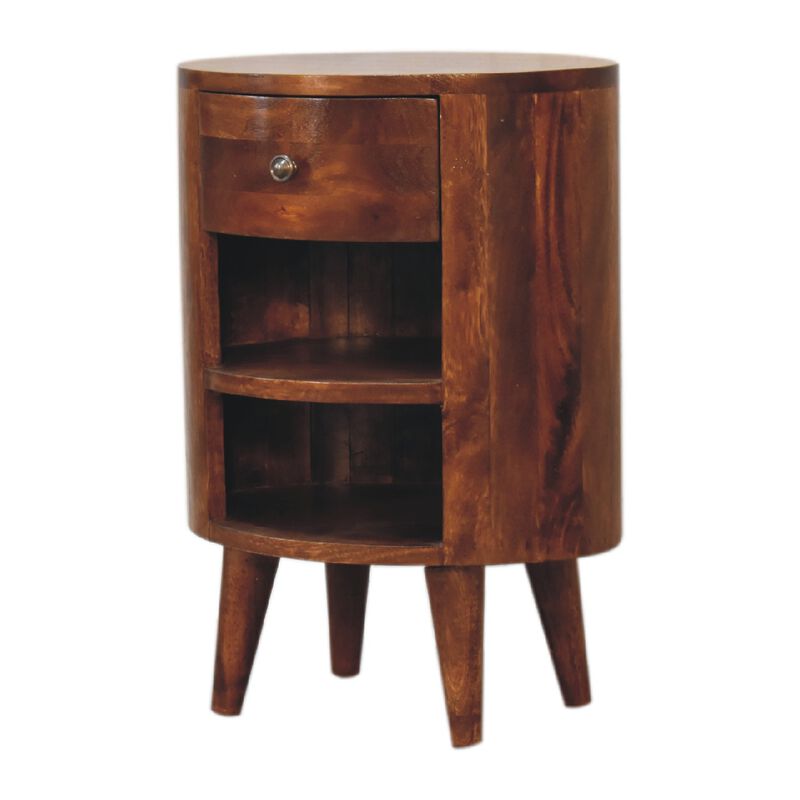 Artisan Furniture Cortez Chestnut 1 Drawer Solid Wood Nightstand