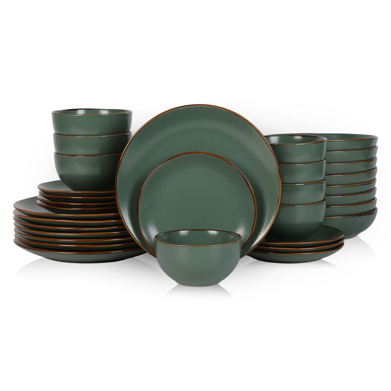 Stone Lain Brasa Stoneware 32 Piece Dinnerware Set