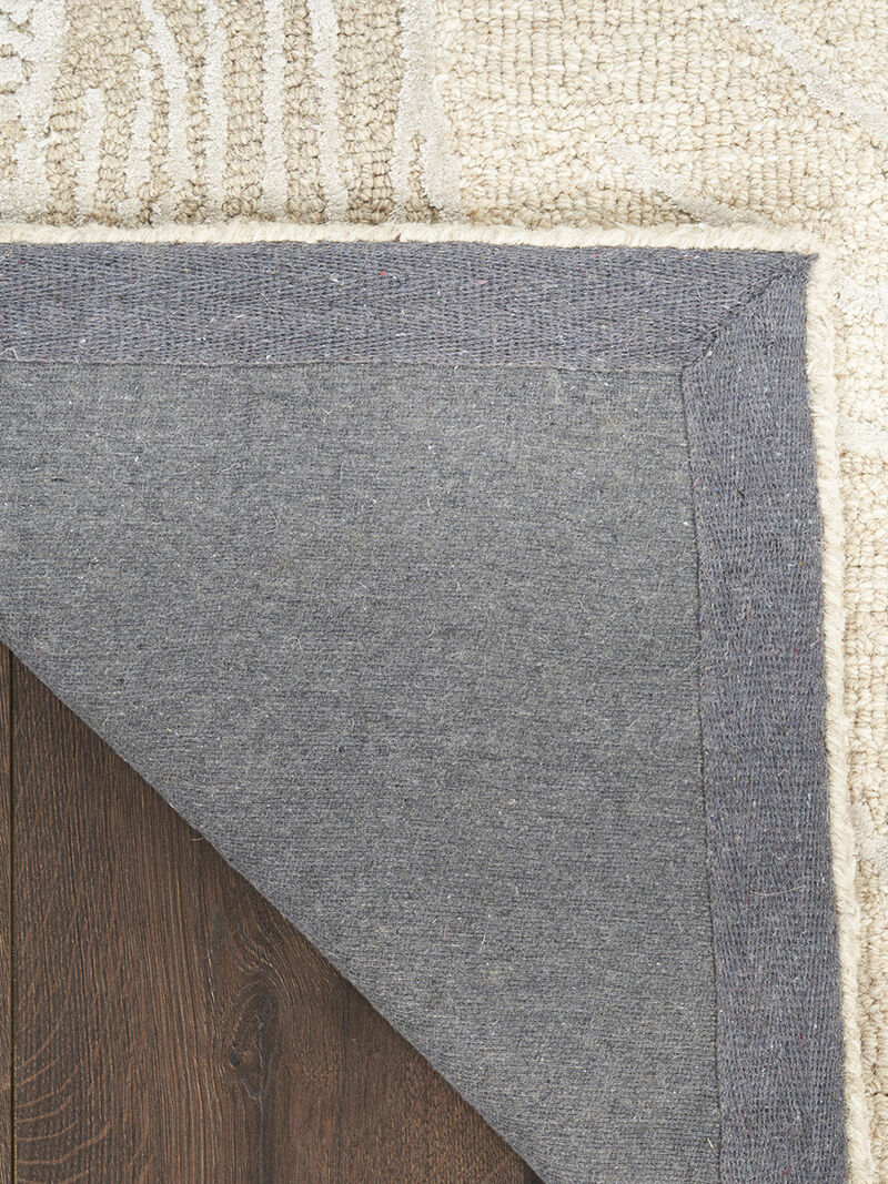 Avra AVR01 Taupe 3'9" x 5'9" Rug image number 1