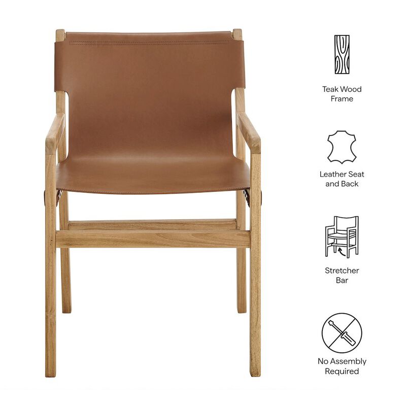 Sonora Leather Dining Chair image number 1
