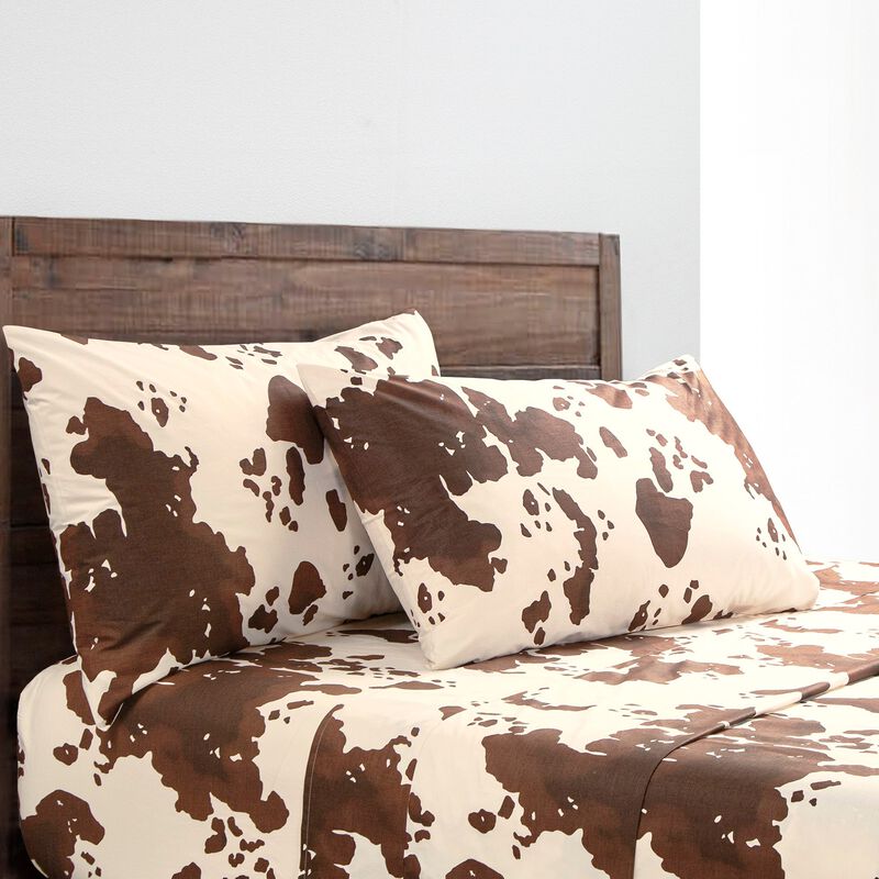Elsa Cowhide Twin Sheet Set image number 1
