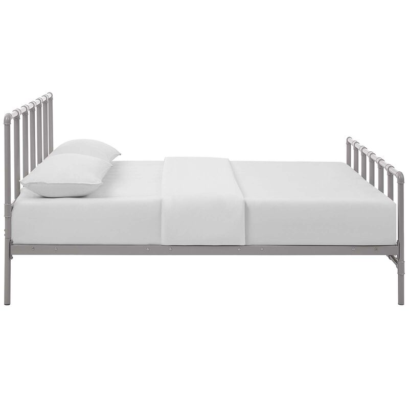 Modway - Dower Queen Stainless Steel Bed image number 3