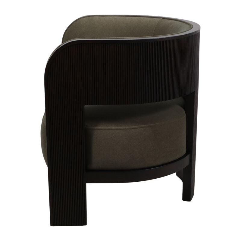 Owenlake Curved Accent Chair image number 2