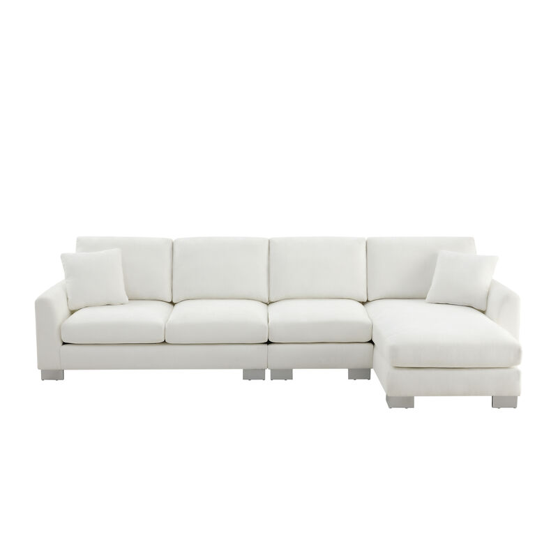 Merax Modern L-shaped Oversized Sectional Sofa.