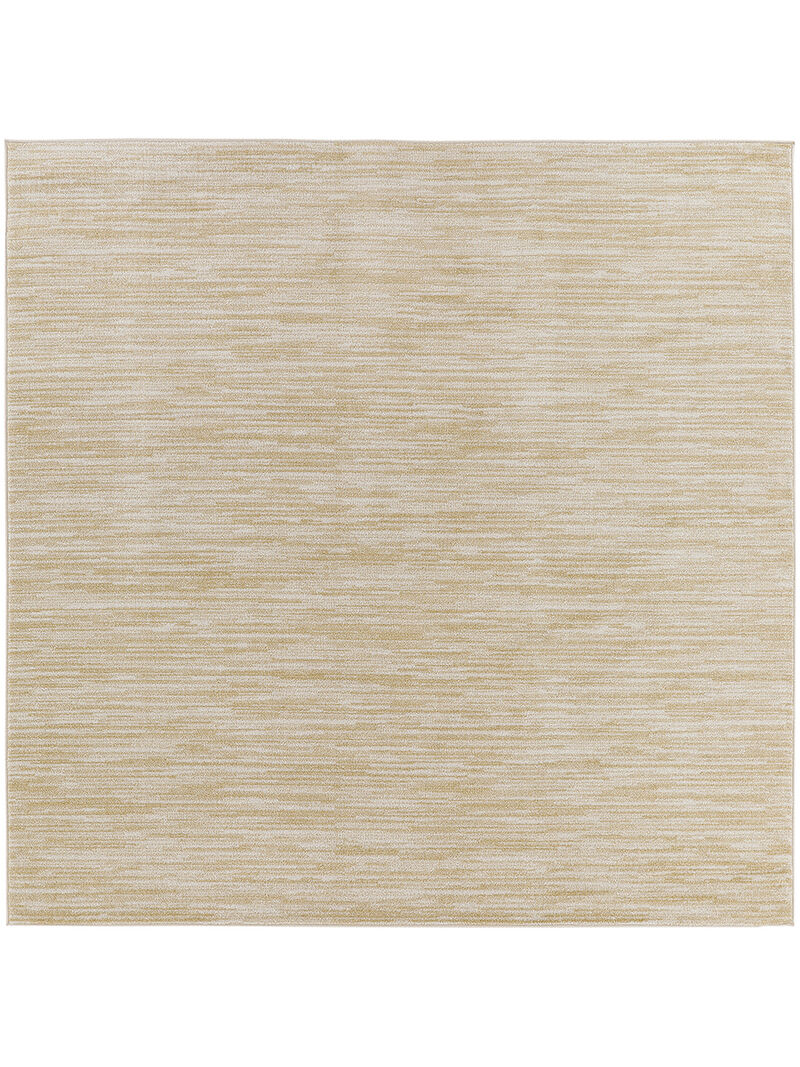 Nourison Essentials NRE01 Ivory/Gold 9' x Square Rug image number 0