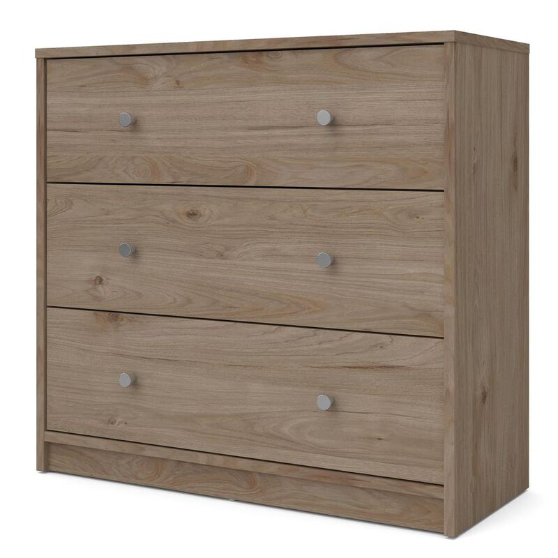 Tvilum 3 Drawer Chest Jackson Hickory