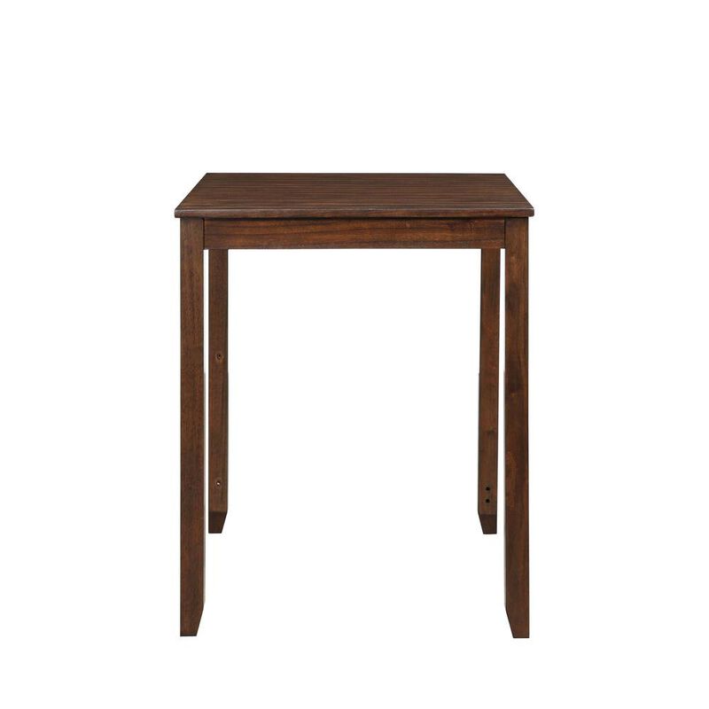 Solid Wood Small Dining Table for 2 &ndash; Compact Table and Chairs Set image number 2