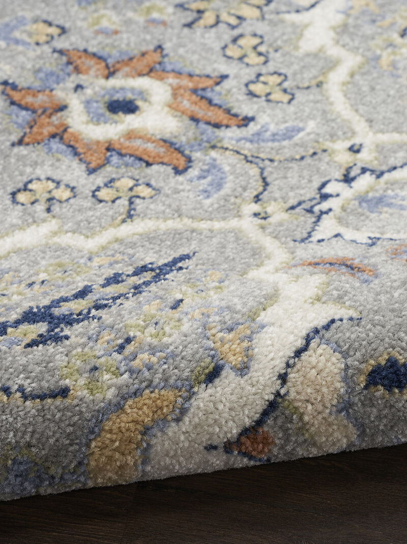 Allur ALR03 Gray 6' x 9' Rug