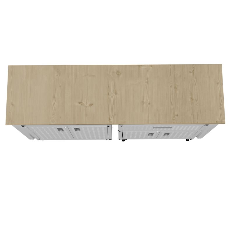 Fortress White 3-Piece Garage Set