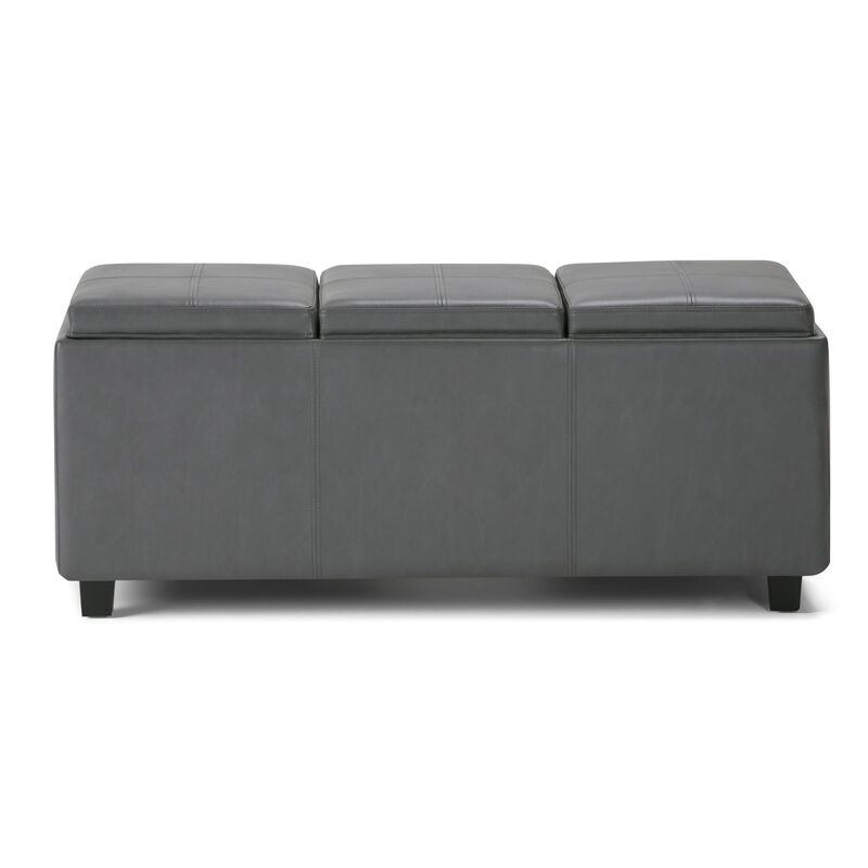 Simpli Home Avalon Storage Ottoman image number 2