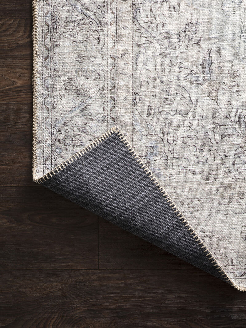 Loren LQ04 Silver/Slate 3'6" x 5'6" Rug