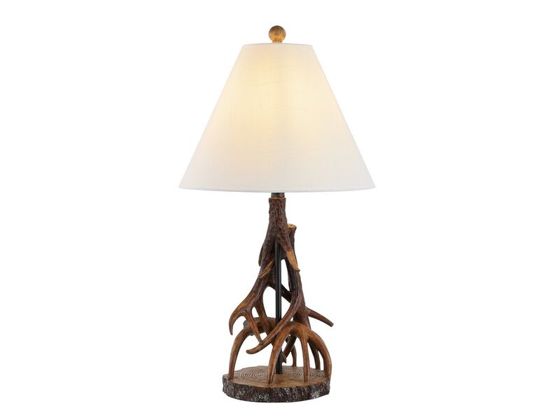 Cabell Farmhouse Rustic Iron LED Table Lamp