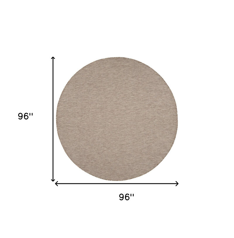 HomeRoots Round Indoor Outdoor Area Rug image number 3