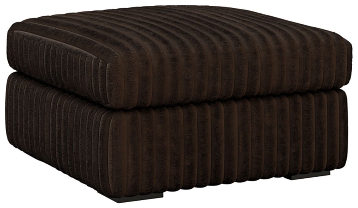 Midnight-Madness Chocolate Accent Ottoman