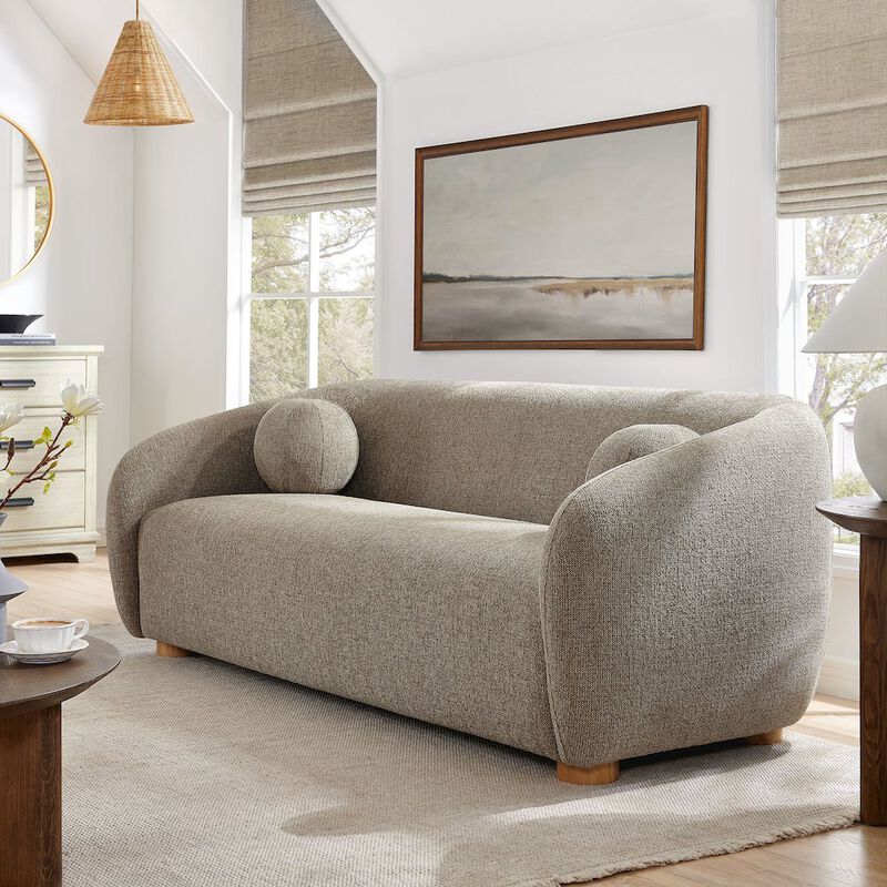 Holland 85" Chenille Fabric Sofa image number 8