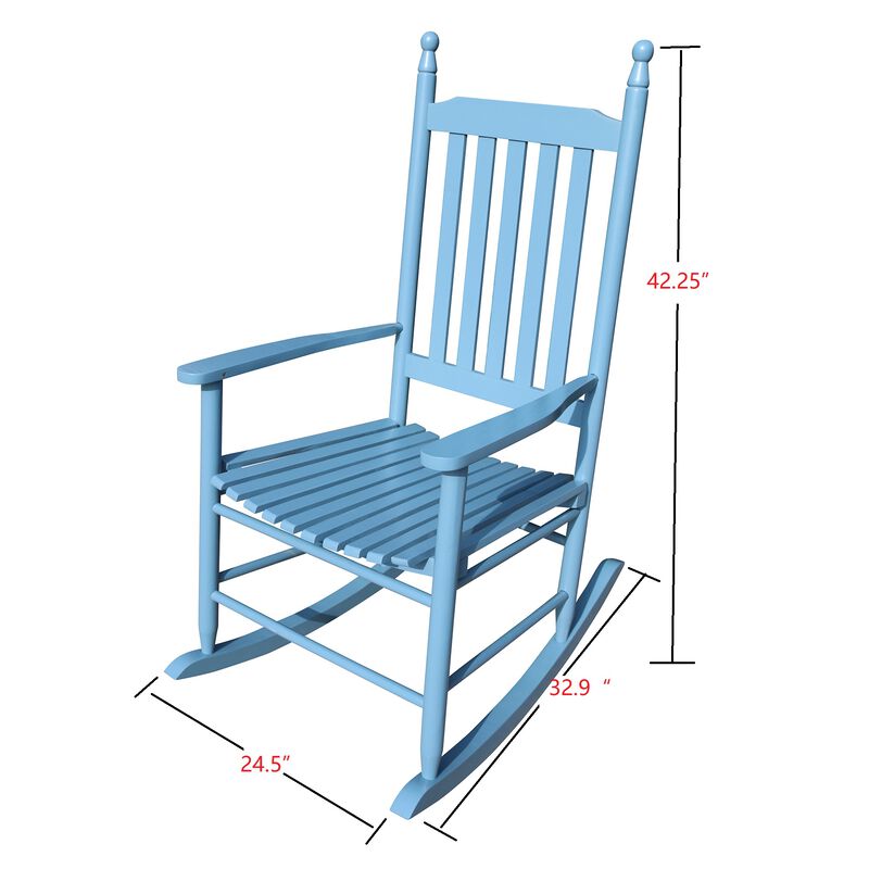 Streamdale Wooden Porch Rocker Chair IV