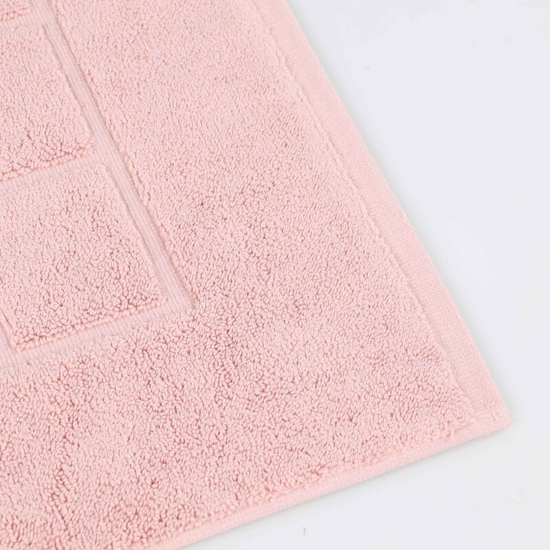 Washable Cotton Checkered Bath Rug Set of 2 for Bathrooms image number 3