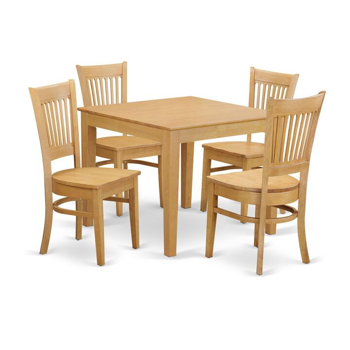 5 PC Dinette set - Table and 4 dinette Chairs
