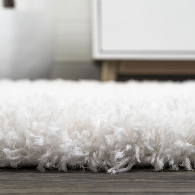 Groovy Solid Shag Area Rug image number 5