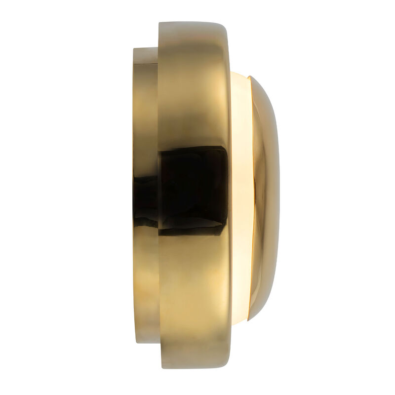 Pebble 8-in Damp-Rated Dimmable LED Wall Sconce image number 5