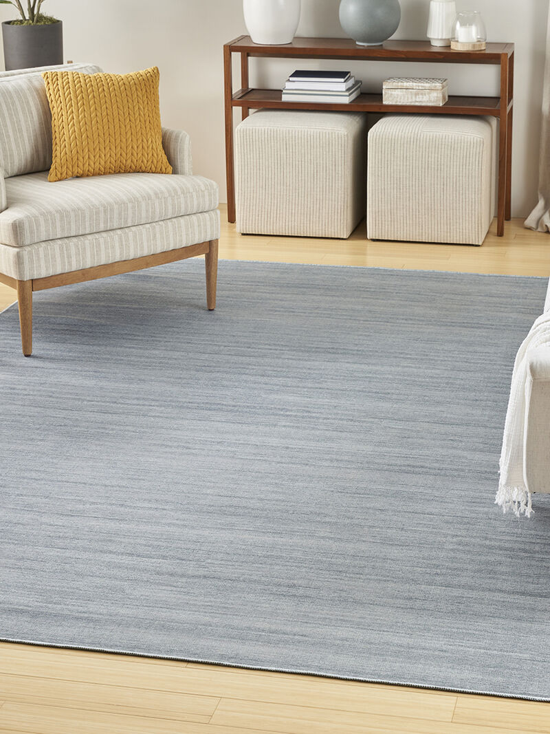 Washable Essentials WAE01 Aqua 9'2" x 12' Rug