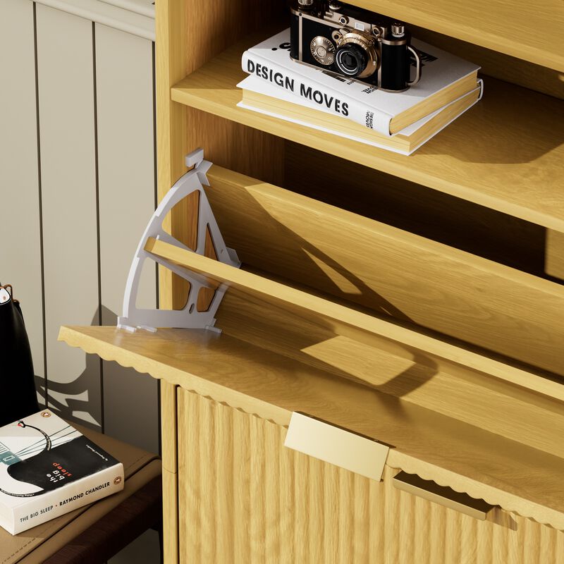 TATEUS Tall Free Standing Shoe Organizer Rack