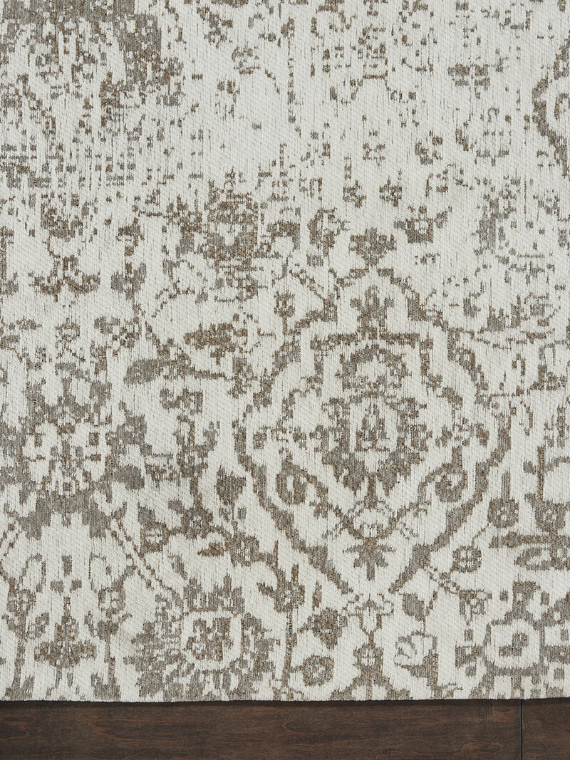 Damask DAS06 Ivory 6' x 9' Rug