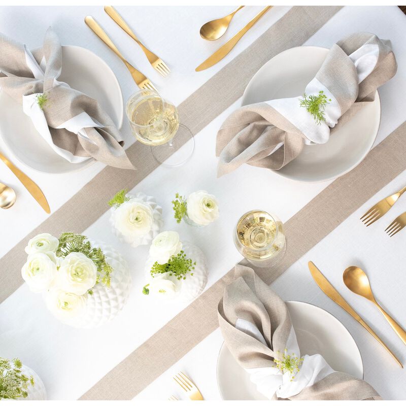 Christmas Linen Table Runner - Contempo, Solino Home