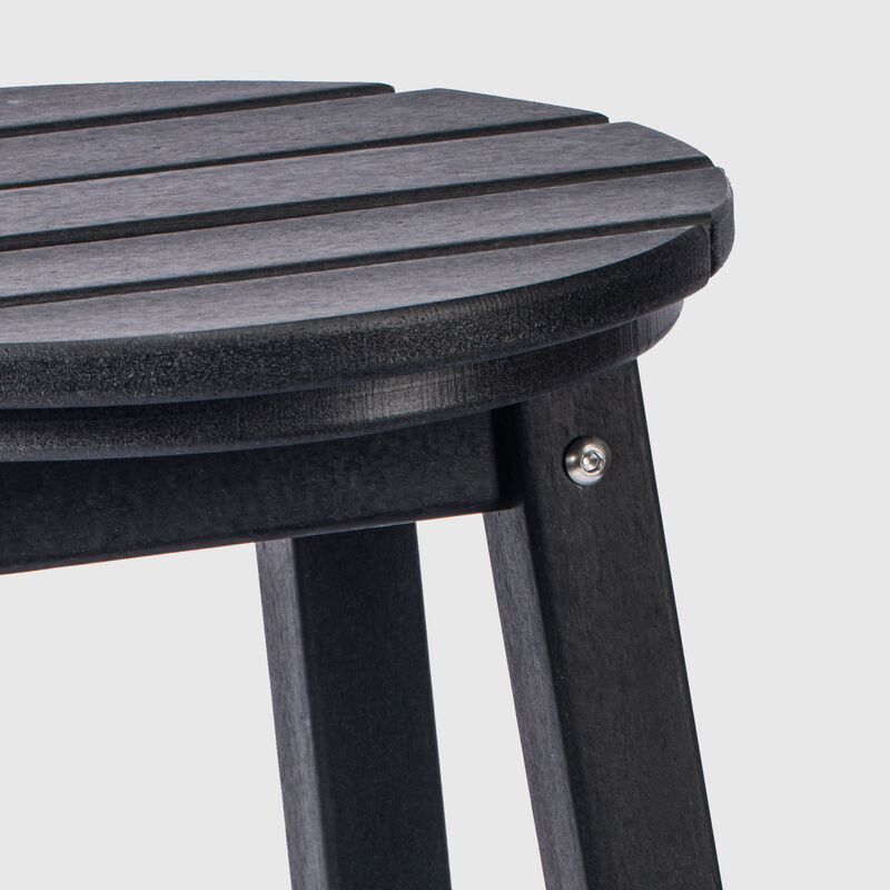 WestinTrends 29" HDPE Outdoor Patio Round Bar Stool