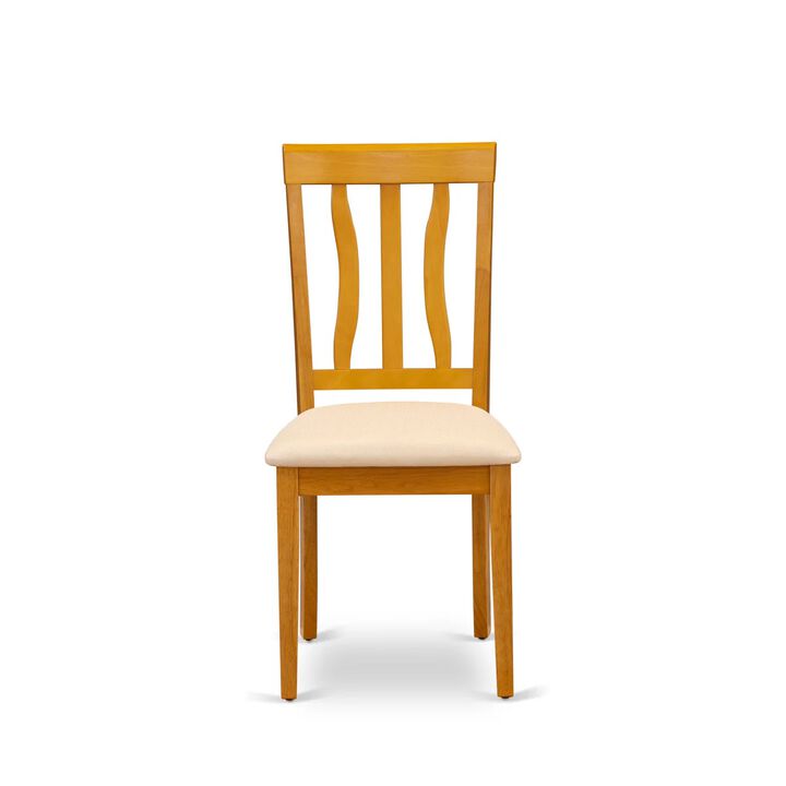 East West Furniture ANC-OAK-C Antique Dining Chair Cushion Seat with Oak Finish