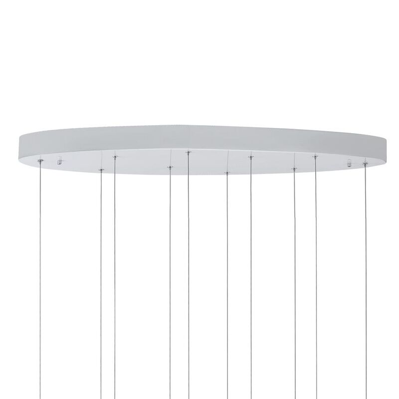 Carolina LED Chandelier With Pewter Finish