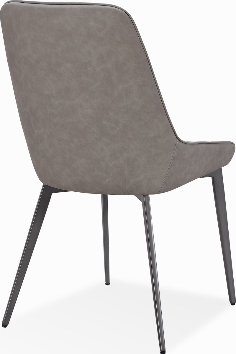 Lucia Metal Leg Upholstered Dining Chair