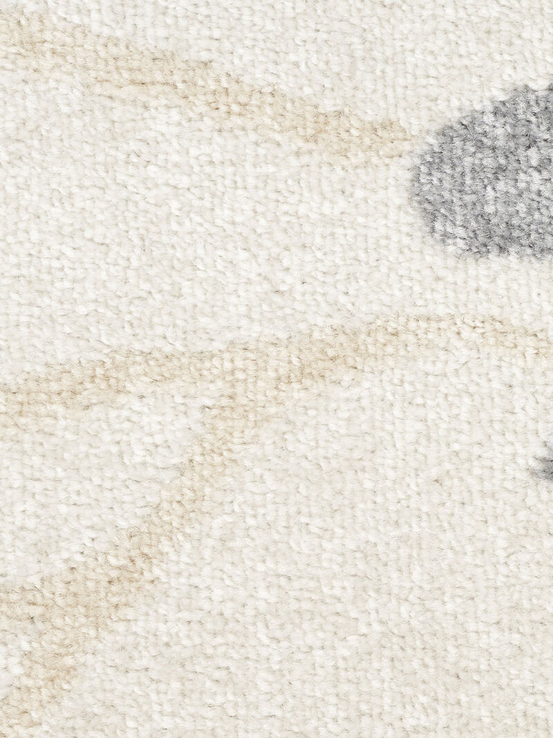 Passion PSN17 Ivory/Gray/Blue 2'2" x 10' Rug image number 5
