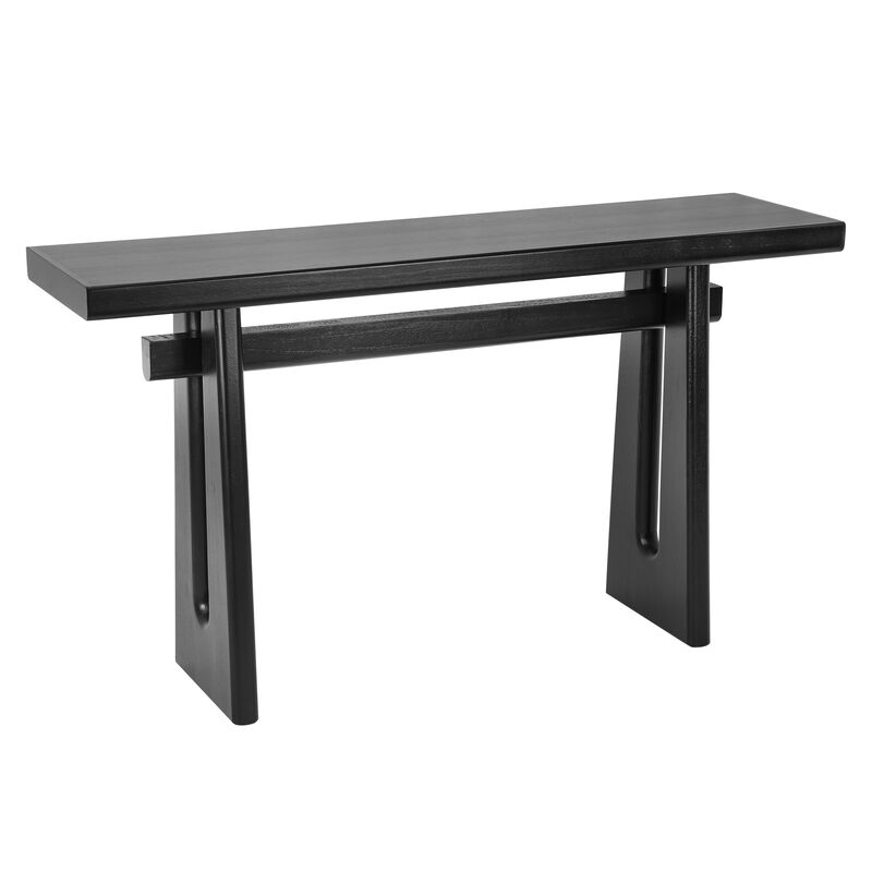 Whisen Mirod Elegant Console Table with Geometric Silhouette