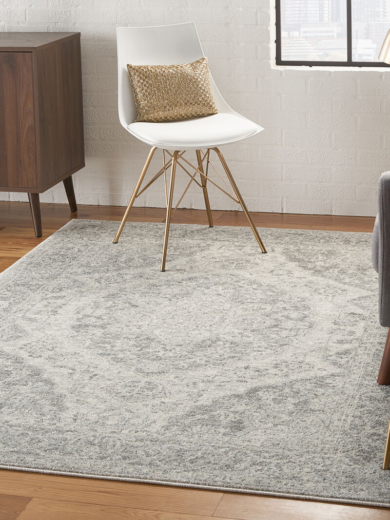 Tranquil TRA05 Ivory/Gray 4' x 6' Rug