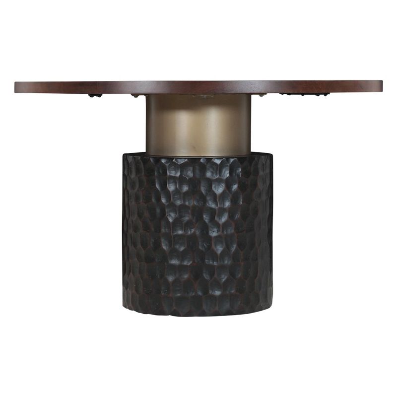 World Interiors Vallarta 48" Round Dining Table in Two Tone image number 1