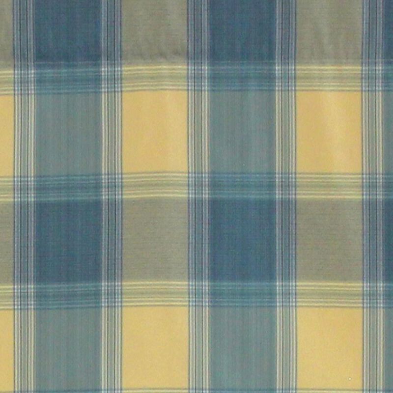 Syon Park Plaid Regal Style 3" Rod Pocket Valance 50" x 17" Multicolor by RLF Home