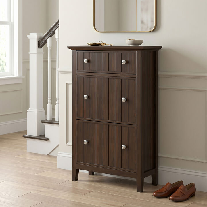 Acadian Entryway Shoe Storage Cabinet